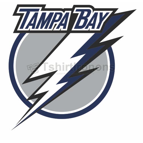 Tampa Bay Lightning T-shirts Iron On Transfers N335 - Click Image to Close